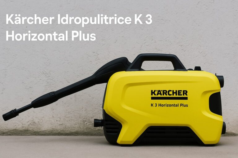 🧼 Kärcher K 3 Horizontal Plus – The compact all-rounder for household cleaning